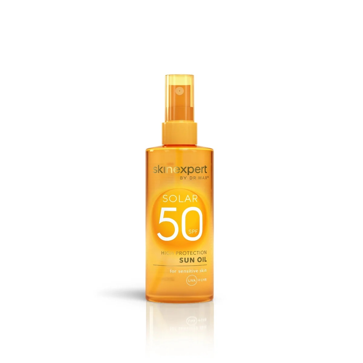 Skinexpert by Dr. Max® SolarSun Oil SPF 50, 200 ml. Data ważności 24.02.2025