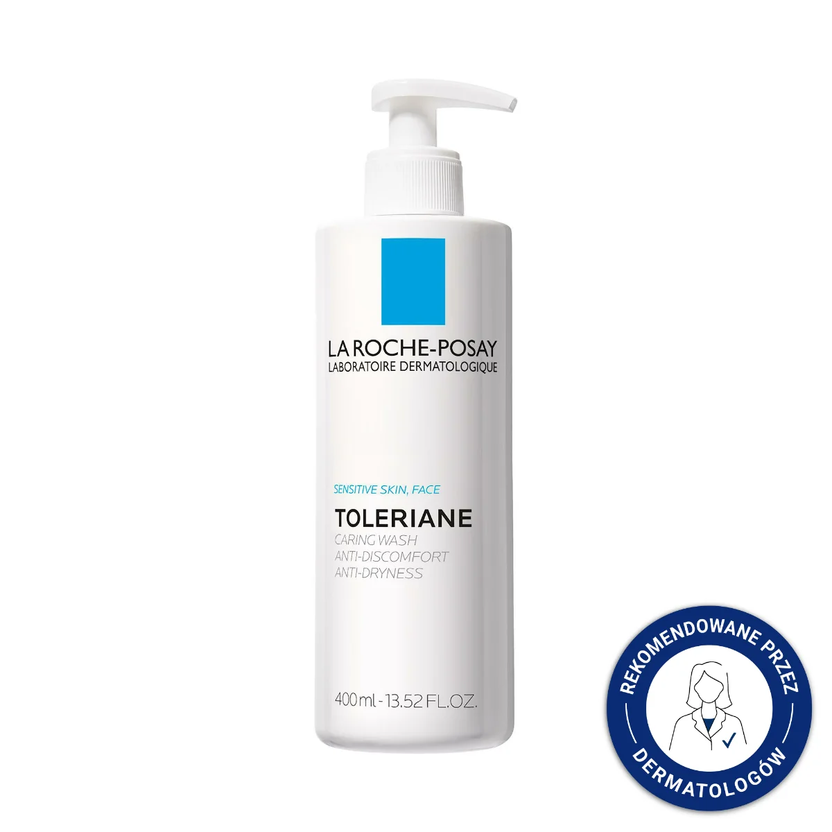 La Roche-Posay Toleriane, łagodna emulsja oczyszczająca, 400 ml