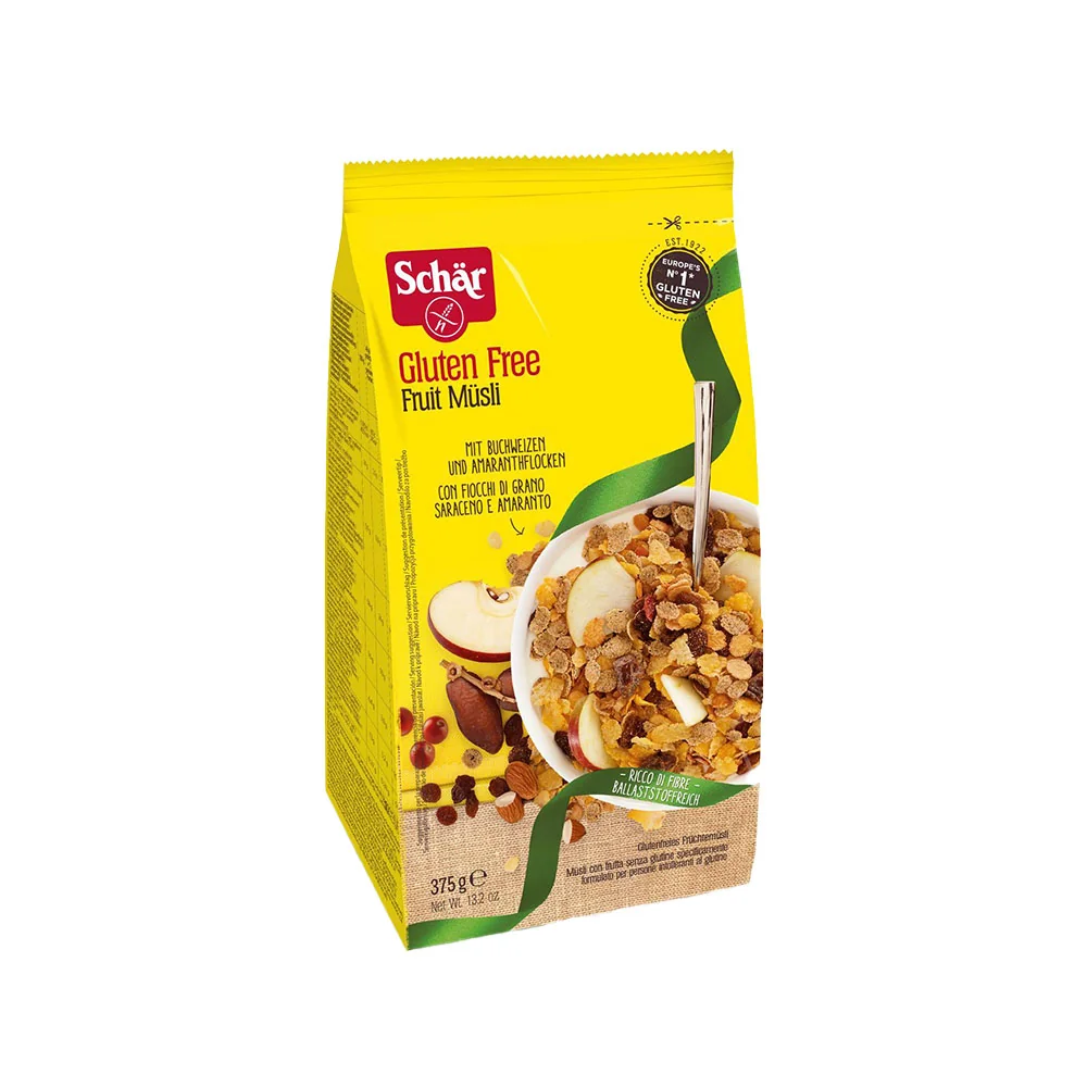 Schär Fruit musli musli owocowe bezglutenowe, 375 g