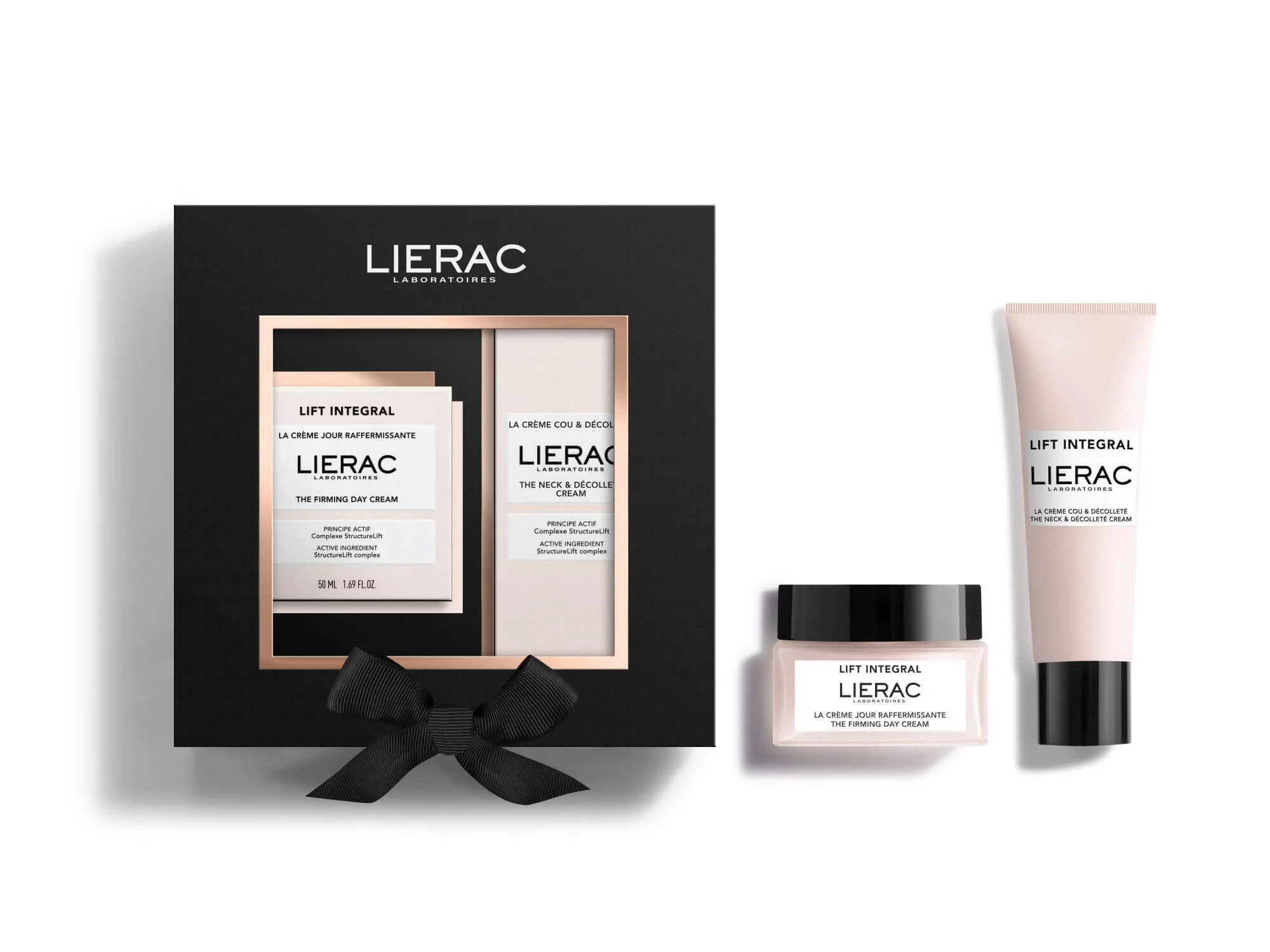 Lierac Lift Intergal krem na dzień, 50 ml + ujędrniający krem szyja i dekolt, 50 ml