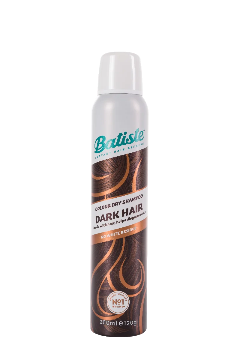 Batiste suchy szampon do włosów dla brunetek Dark & Deep Brown, 200 ml