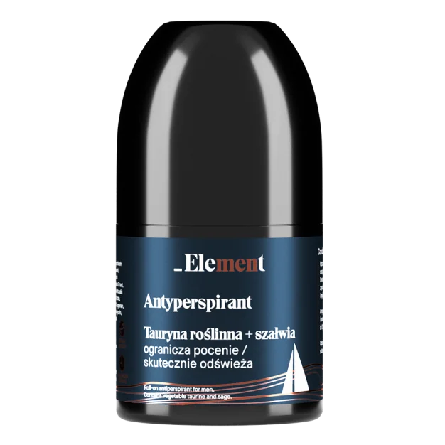 Element antyperspirant dla mężczyzn Tauryna roślinna + drzewo tara, 50 ml