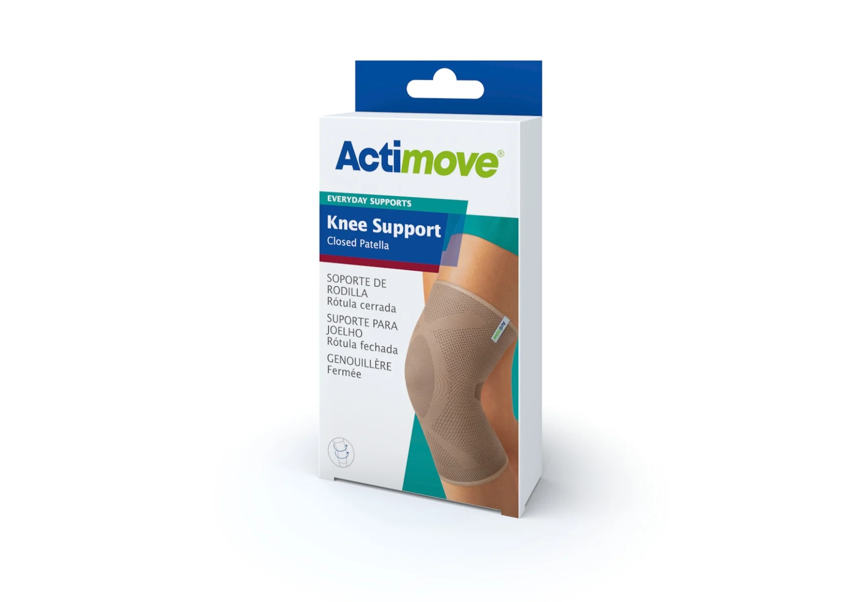 Actimove Everyday Supports opaska stawu kolanowego z zabudowaną rzepką rozmiar L, 1 szt.