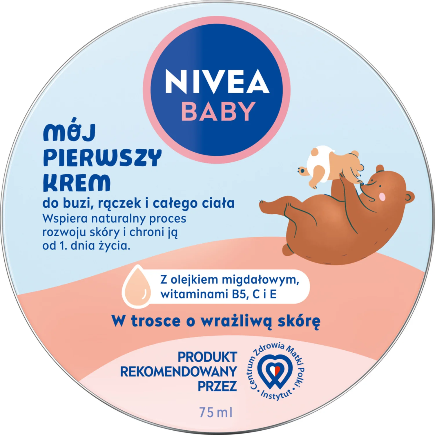 Nivea Baby Mój Pierwszy Krem krem do buzi, rączek i całego ciała, 75 ml