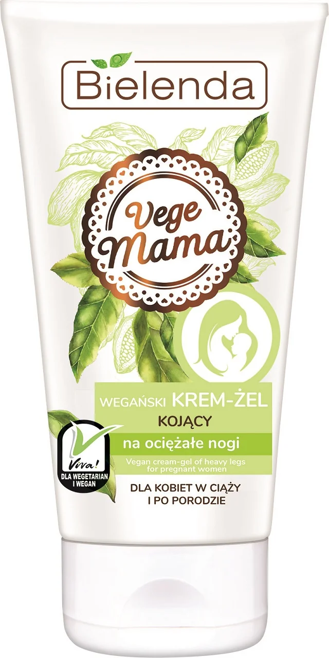 Bielenda Vege Mama wegański krem-żel kojący na ociężałe nogi, 125 ml