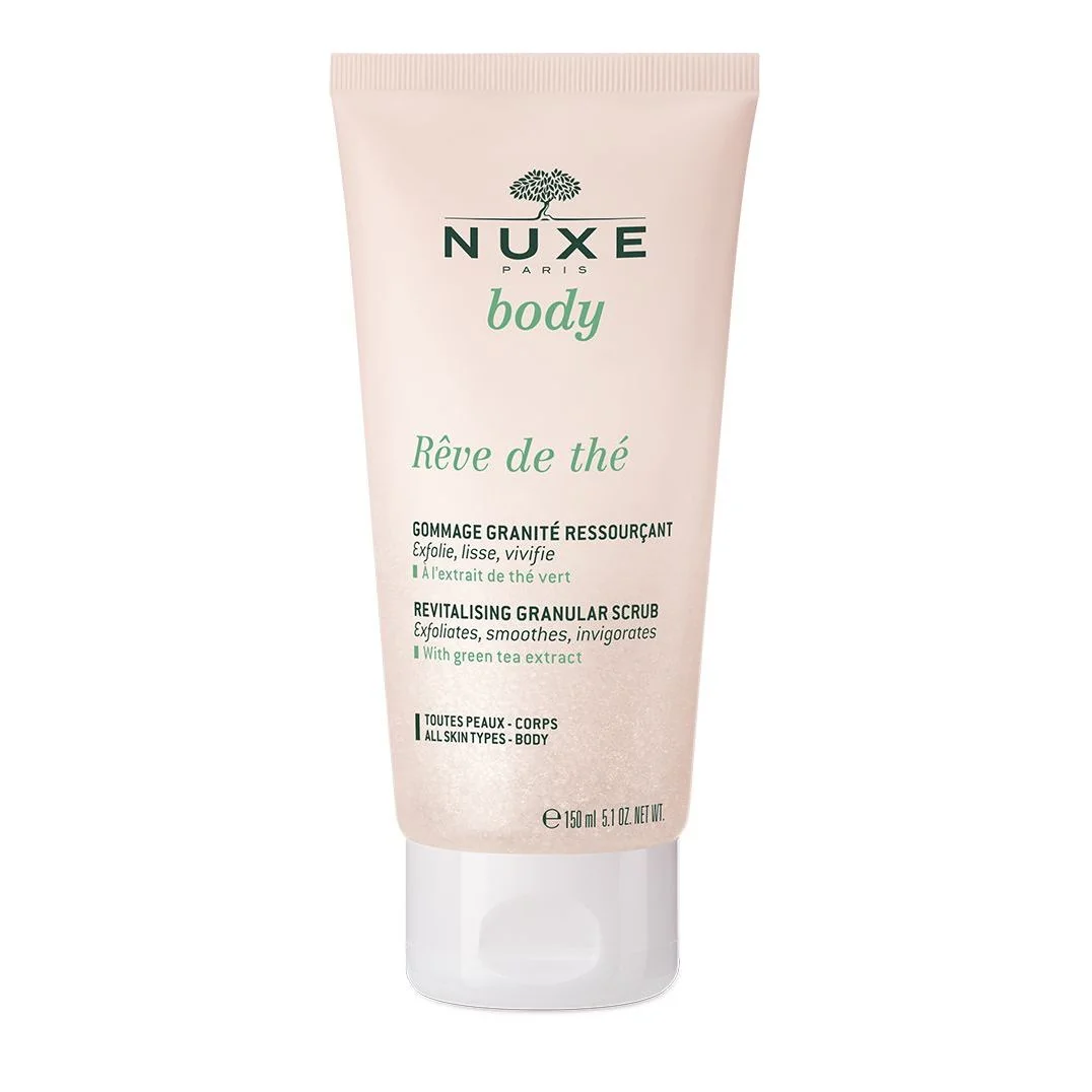 Nuxe Body Reve de Thé, rewitalizujący peeling do ciała, 150 ml 