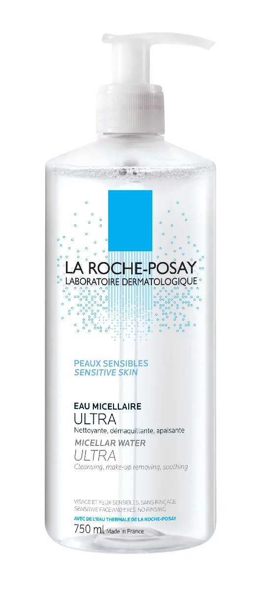 La Roche-Posay Płyn Micelarny Ultra Skóra Wrażliwa Twarzy i Okolic Oczu, 750 ml