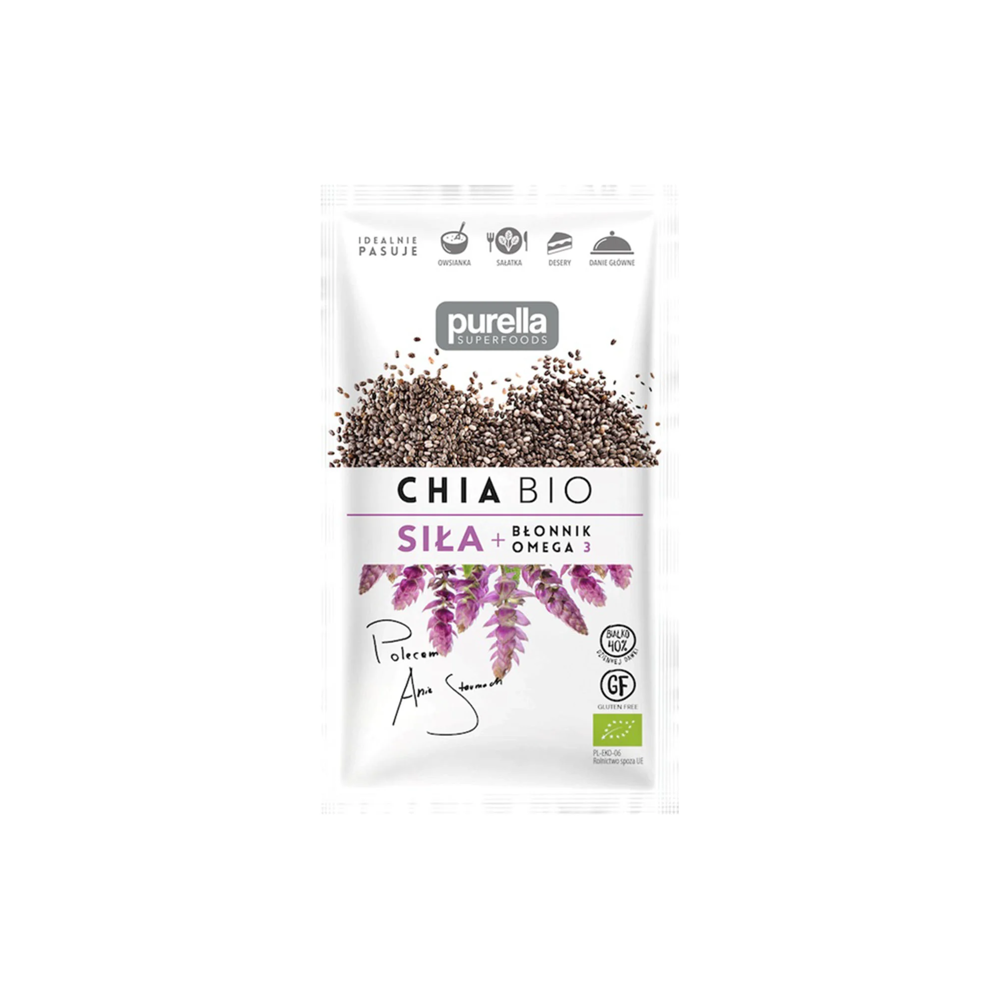 Purella Superfoods BIO nasiona chia, 50 g