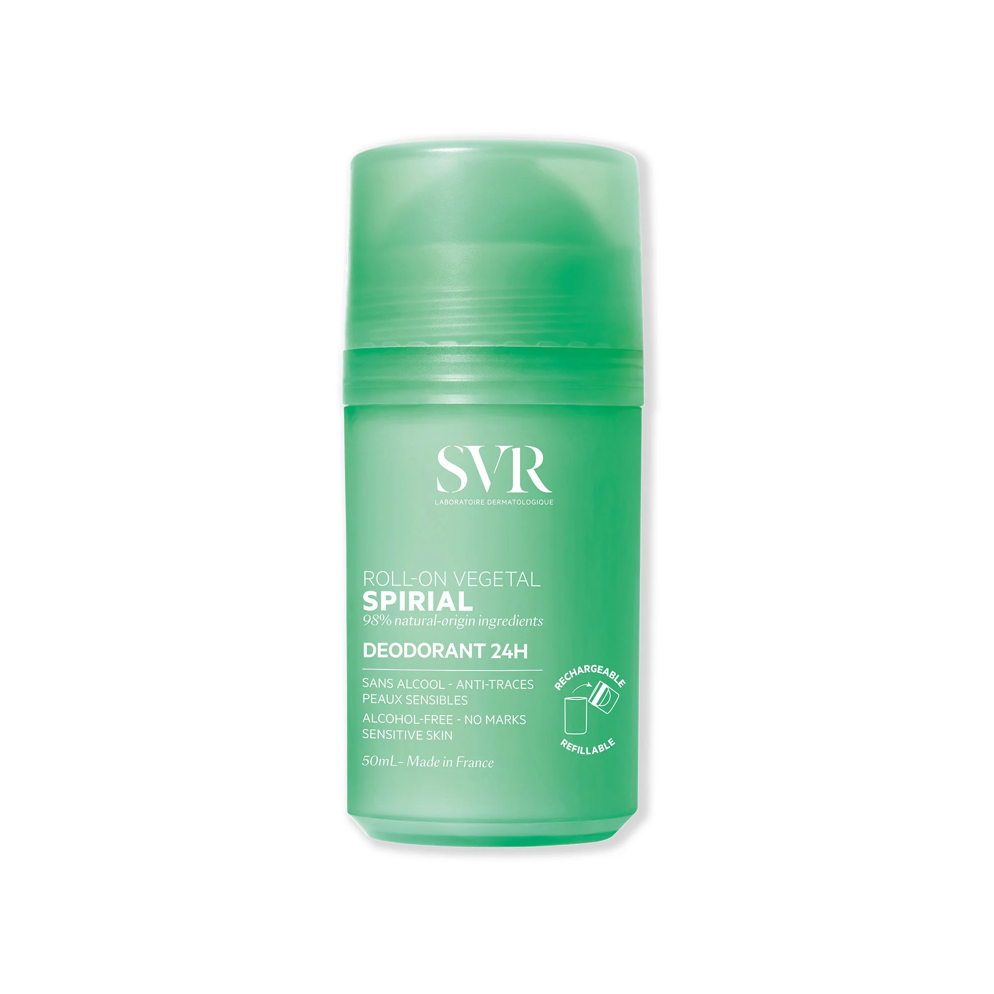 SVR Spirial, dezodorant roll-on vegetal, 50 ml