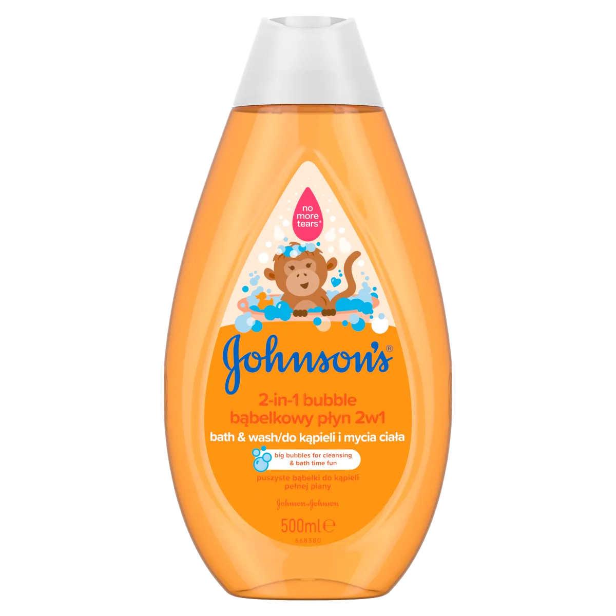 Johnson's Bubble płyn do mycia ciała i włosów dla dzieci, 500 ml
