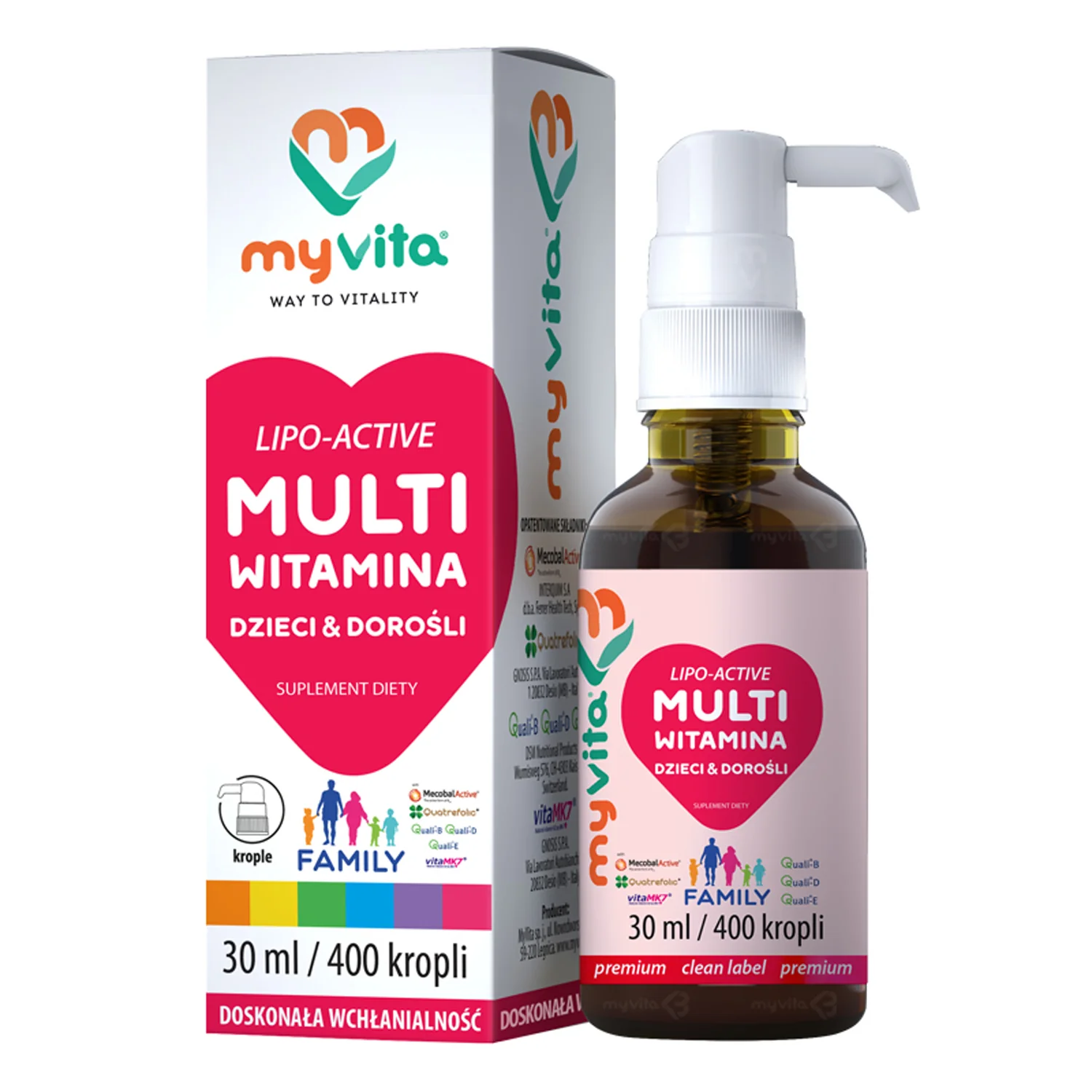 MyVita Multiwitamina Lipo-Activ Family, 30 ml