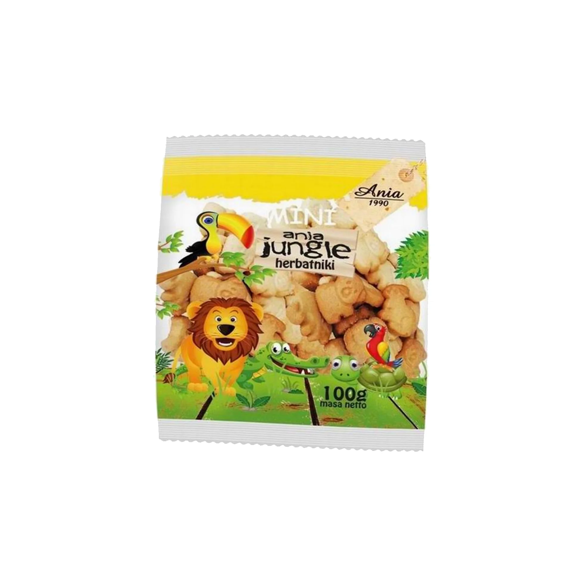 Ania Mini ania jungle herbatniki pszenne, 100 g