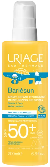 Uriage Bariesunnawilżający spray dla dzieci SPF 50+, 200 ml. Data ważności 28.02.2025