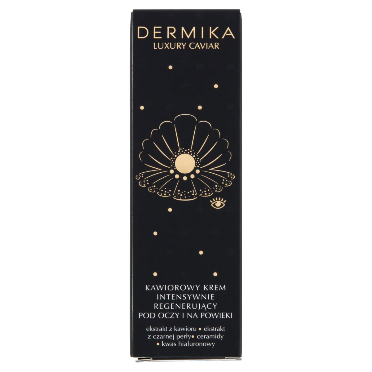 Dermika Luxury Caviar kawiorowy krem intensywnie regenerujący pod oczy i na powieki, 15 ml