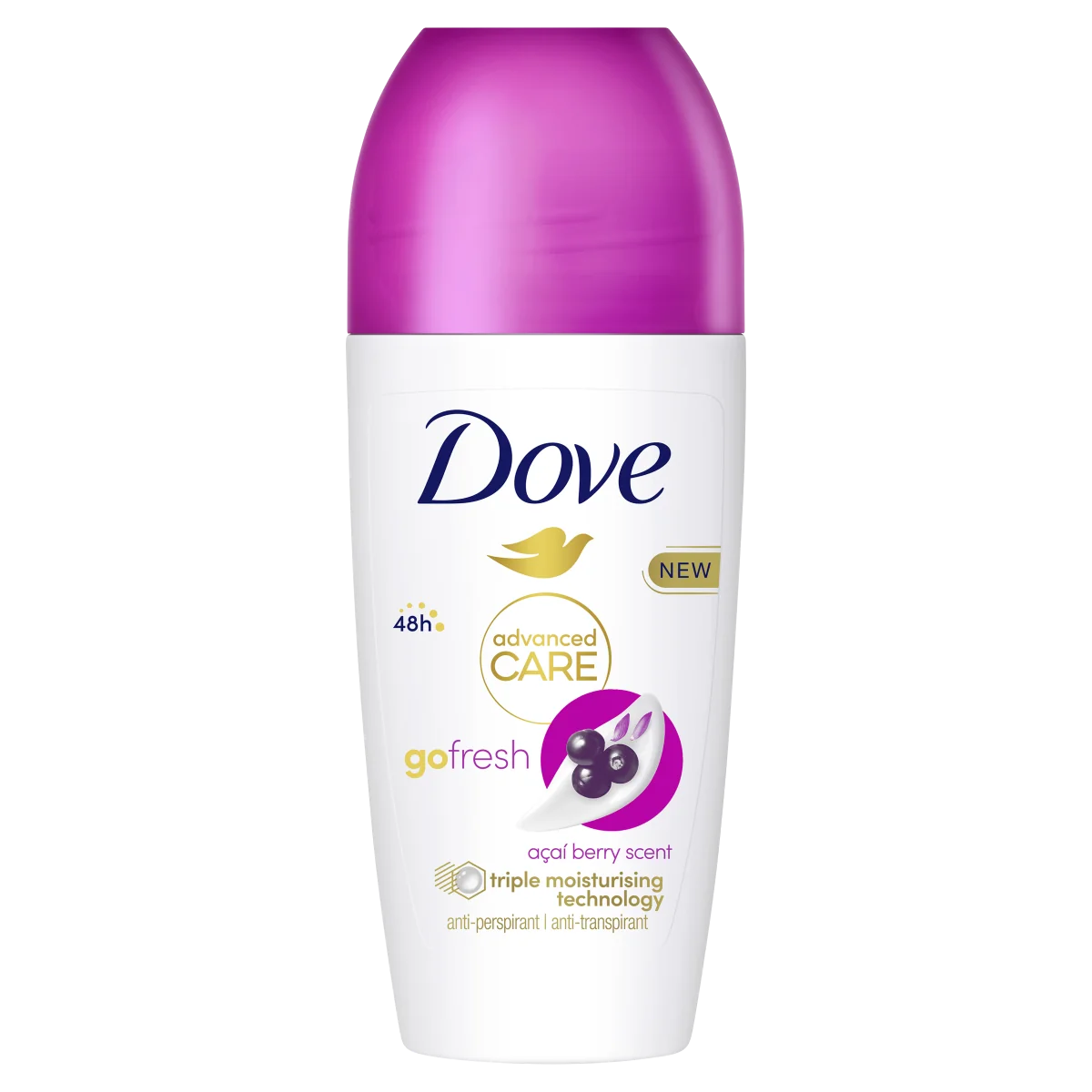 Dove Advanced Care Go Fresh Antyperspirant w kulce Acai Berry Scent, 50 ml