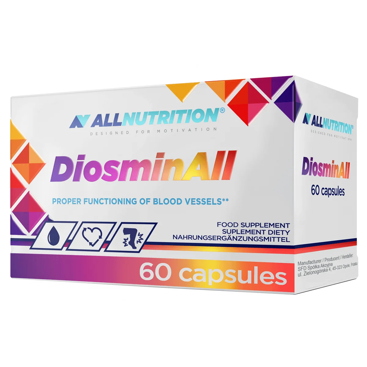 Allnutrition DiosminAll, suplement diety, 60 kapsułek