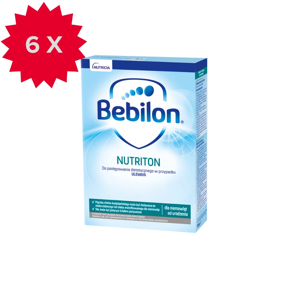 Bebilon Nutriton żywność specjalnego przeznaczenia medycznego dla niemowląt od urodzenia, 6 x 135 g