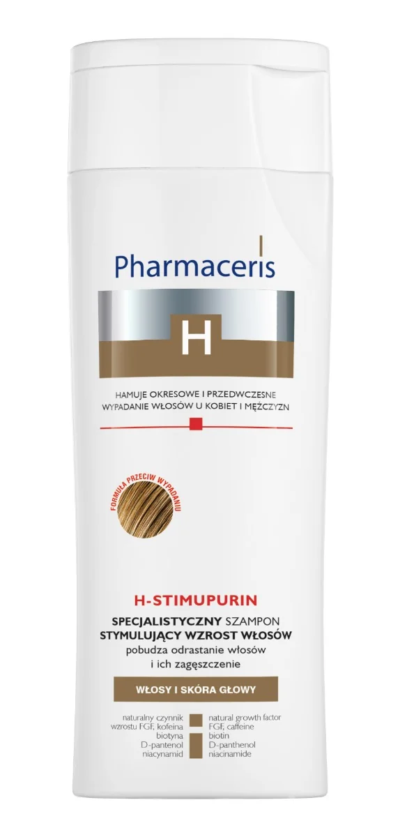 Pharmaceris H, H-Stimupurin, specjalistyczny szampon stymulujący wzrost włosów, 250 ml