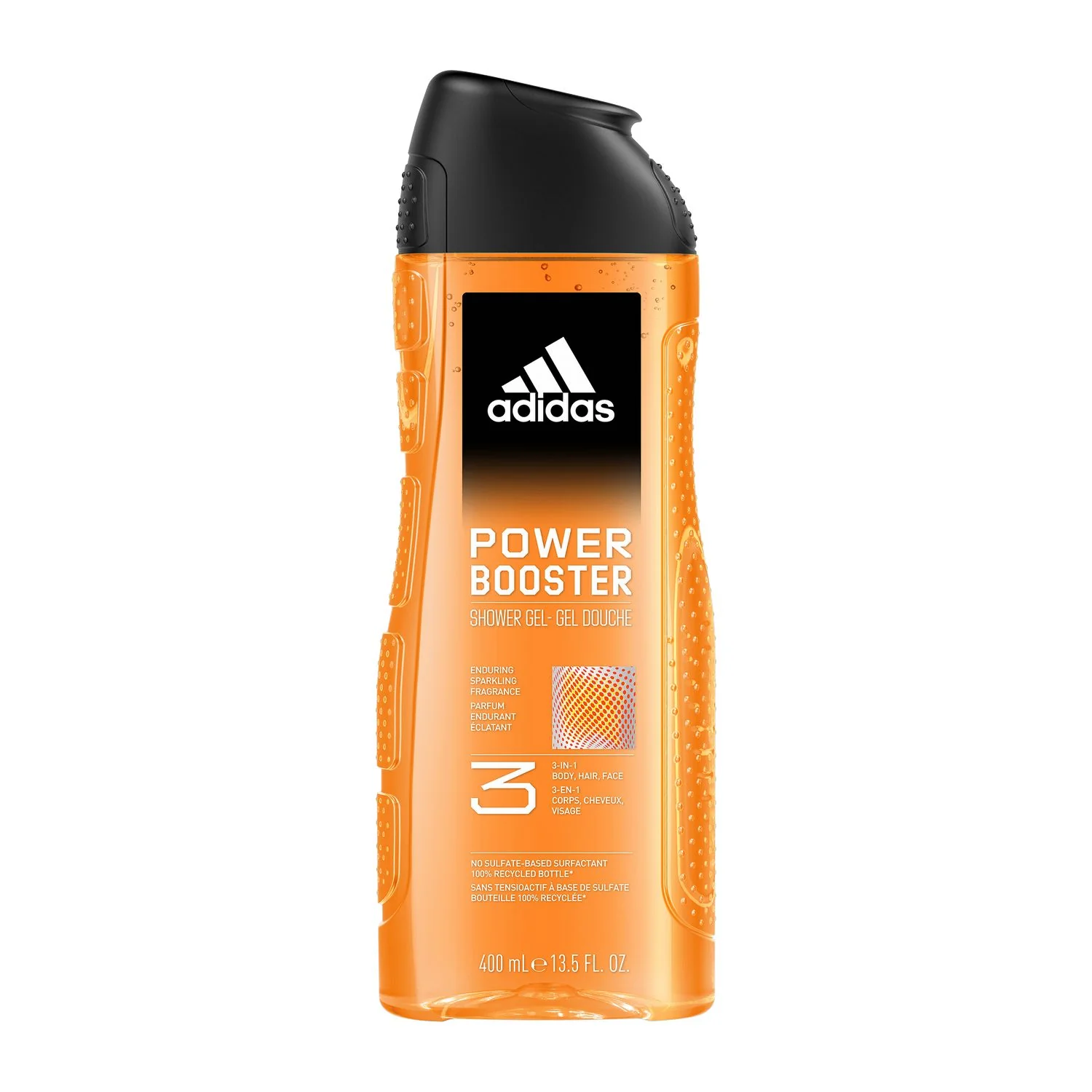 adidas Power Booster, żel pod prysznic 3 w 1 dla mężczyzn, 400 ml