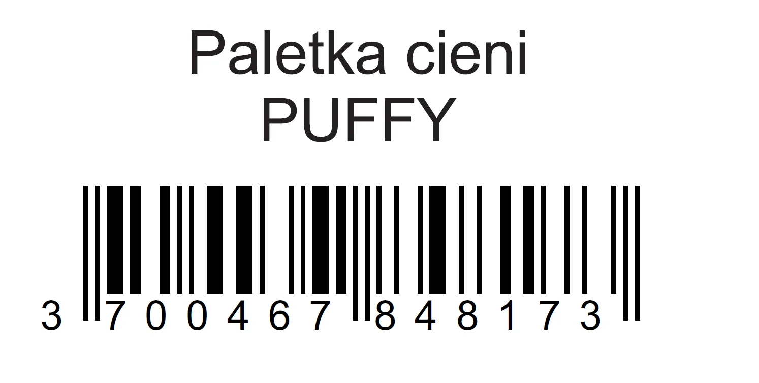 Pierre René Professional Paletka cieni Puffy, 8x1,3 g 