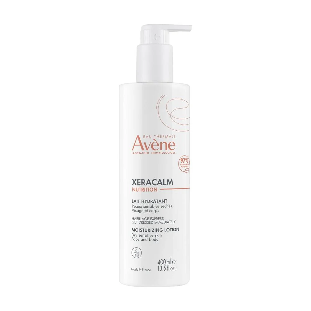 Avène Xeracalm Nutrition, mleczko nawilżające do twarzy i ciała, 400 ml