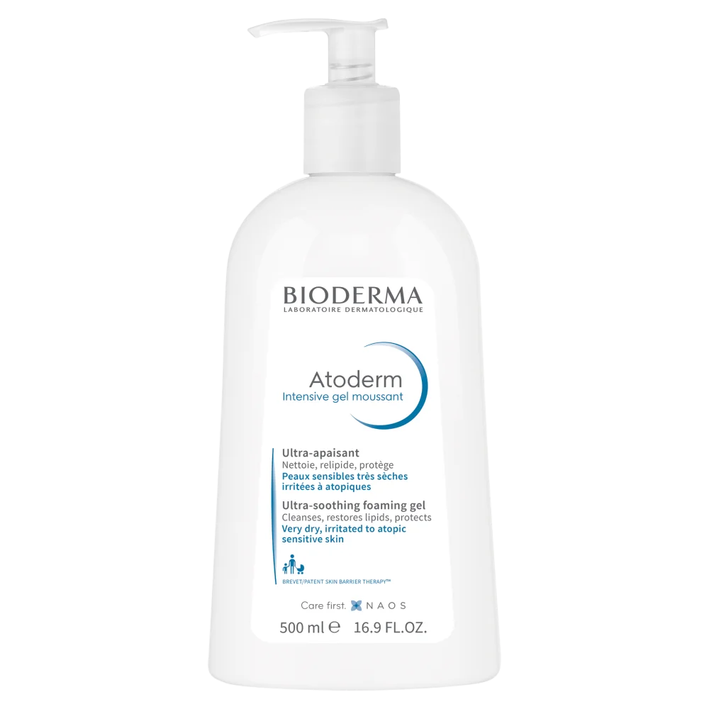 Bioderma Atoderm Intensive, żel oczyszczający i natłuszczający, 500 ml