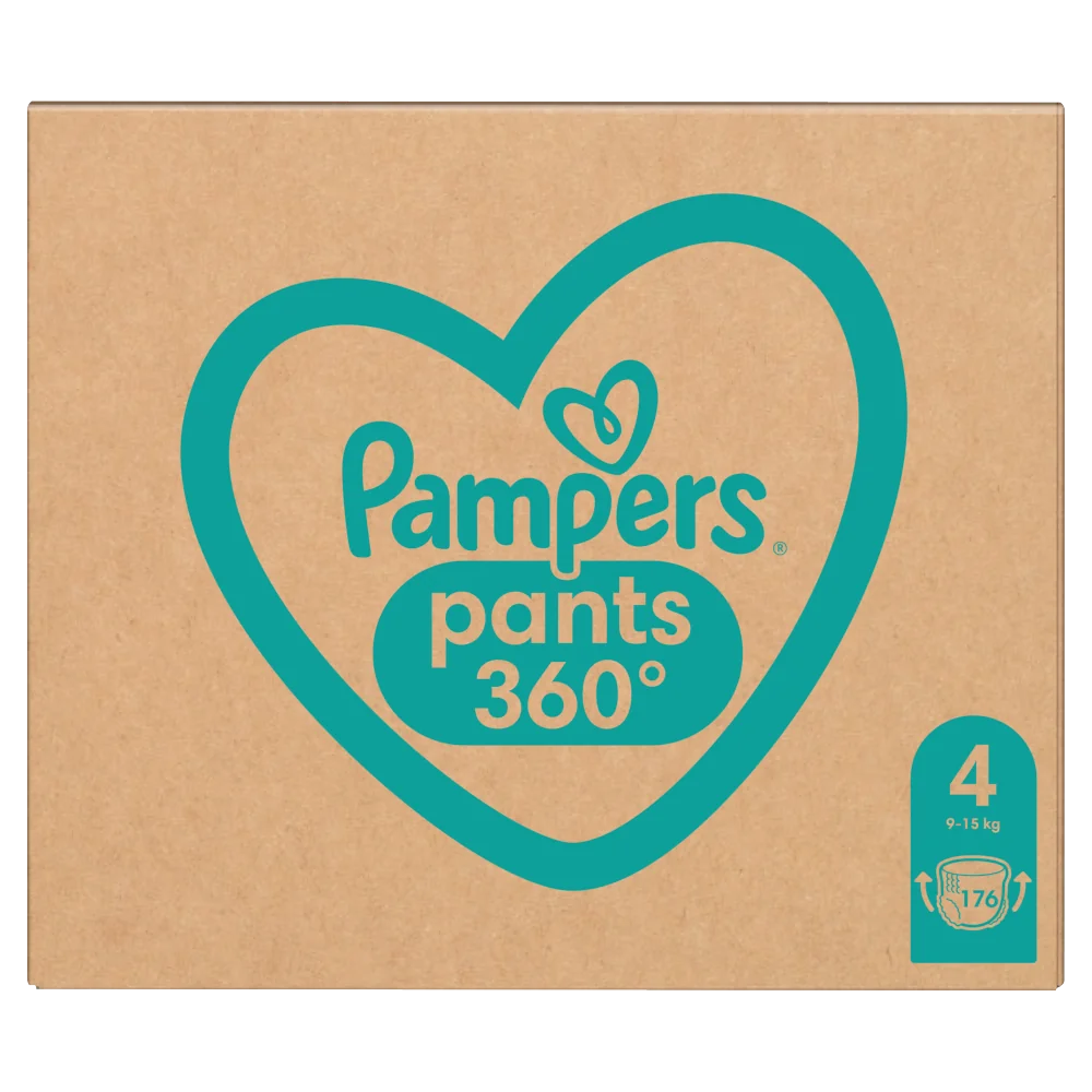 Pampers Pants 4 (9kg-15kg), pieluchomajtki, 176 sztuk