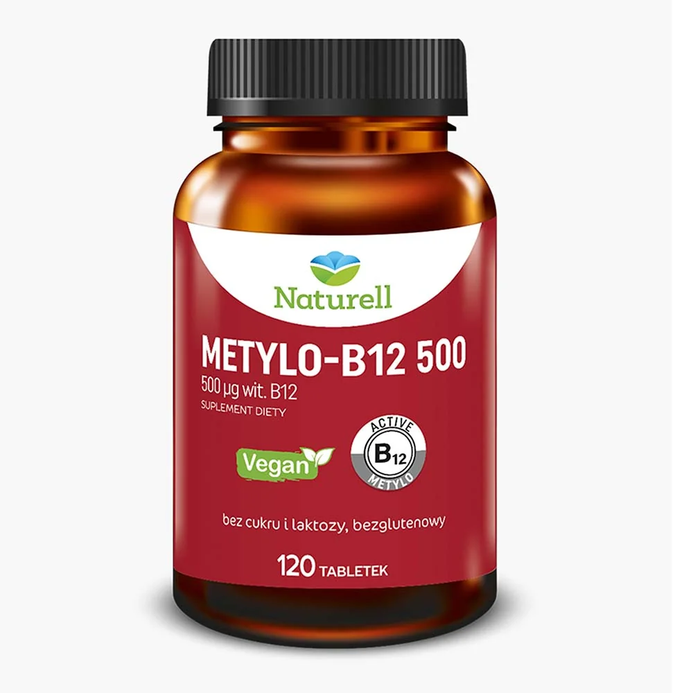 Naturell Metylo-B12 500, 120 tabletek