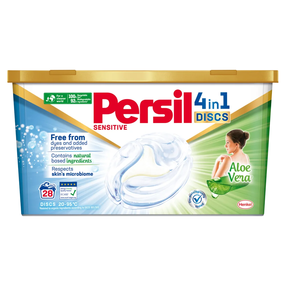 Persil Discs Sensitive kapsułki do prania 4w1, 28 szt.