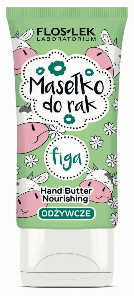 Floslek Hand Care, masełko do rąk odżywcze, figa, 50 ml