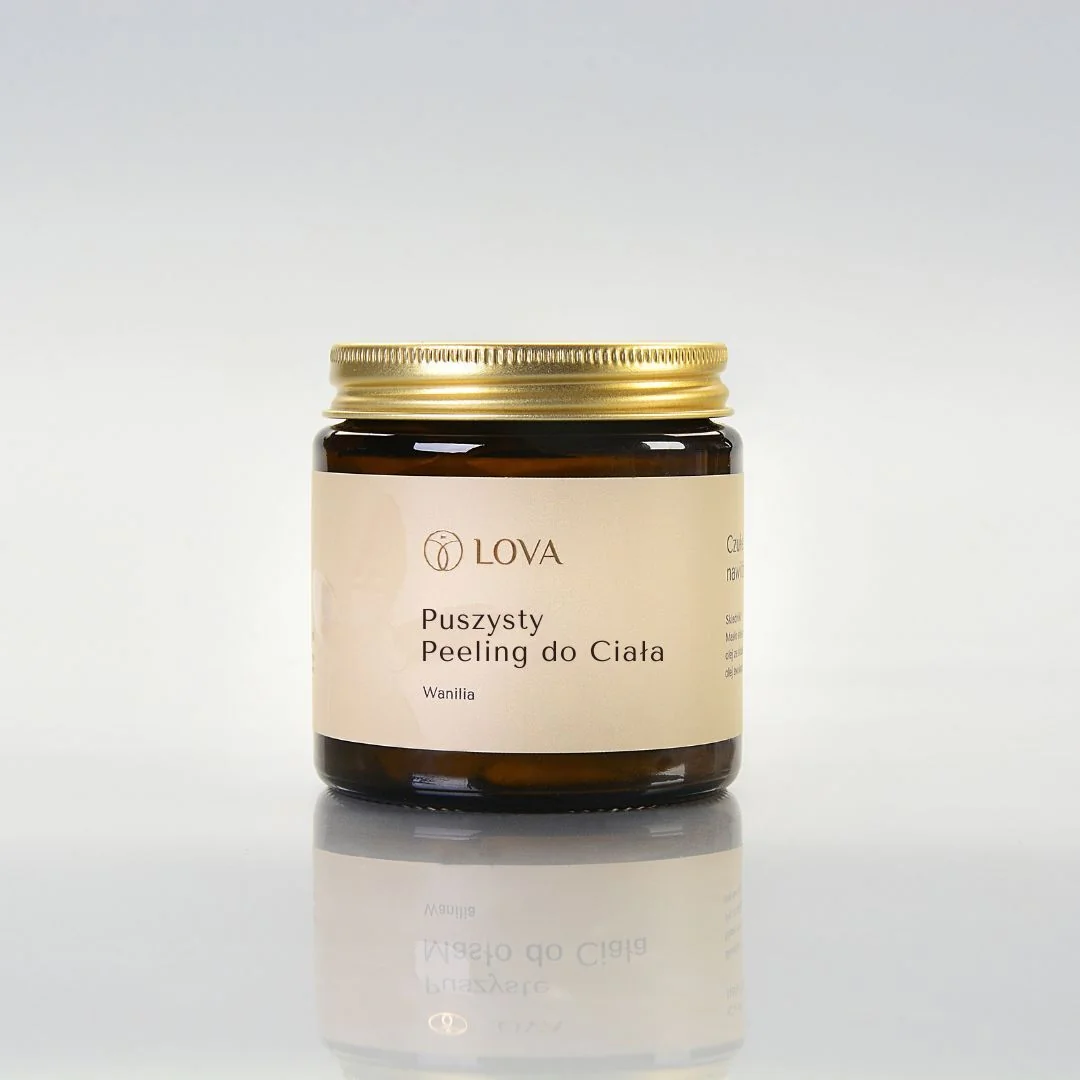 Lova, puszysty peeling do ciała wanilia, 120 ml