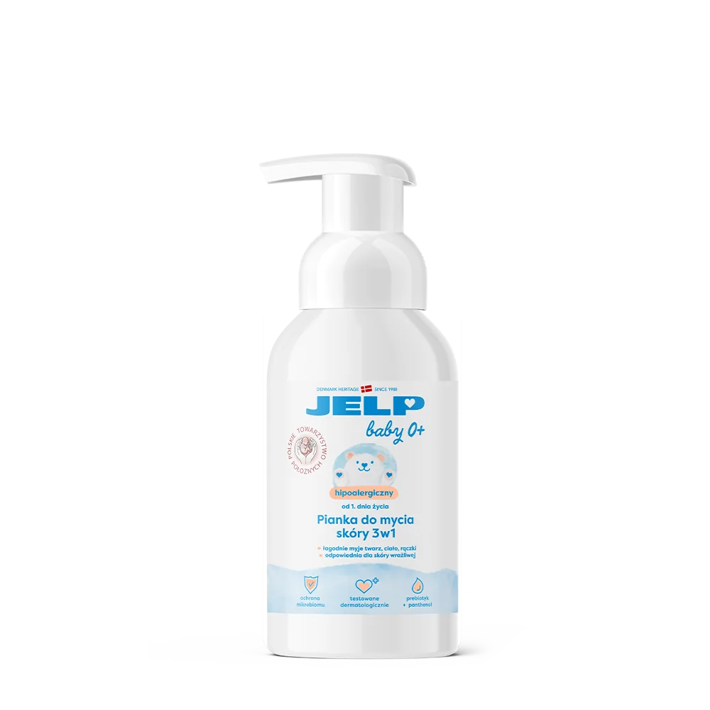 JELP Baby 0+ pianka oczyszczająca, 250 ml