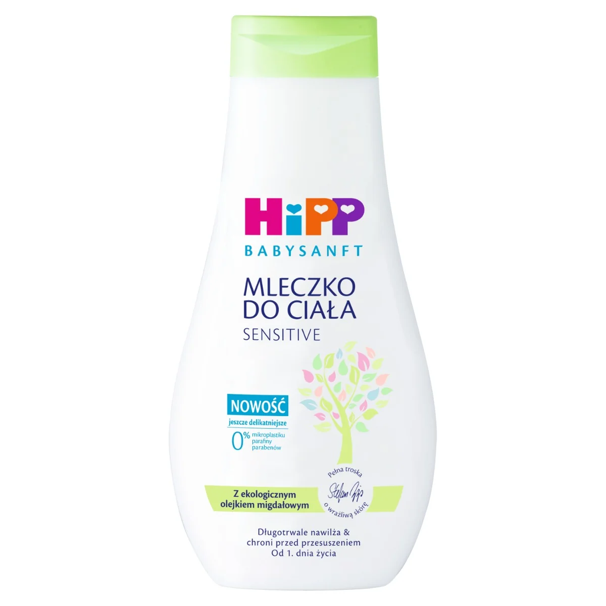 HiPP Babysanf mleczko do ciała sensitive od 1 dnia życia, 350 ml