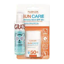 FlosLek Sun Care Stick, wodoodporny sztyft Spf 50+, FlosLek MistLove, nawilżająca mgiełka, 16 g + 30 ml