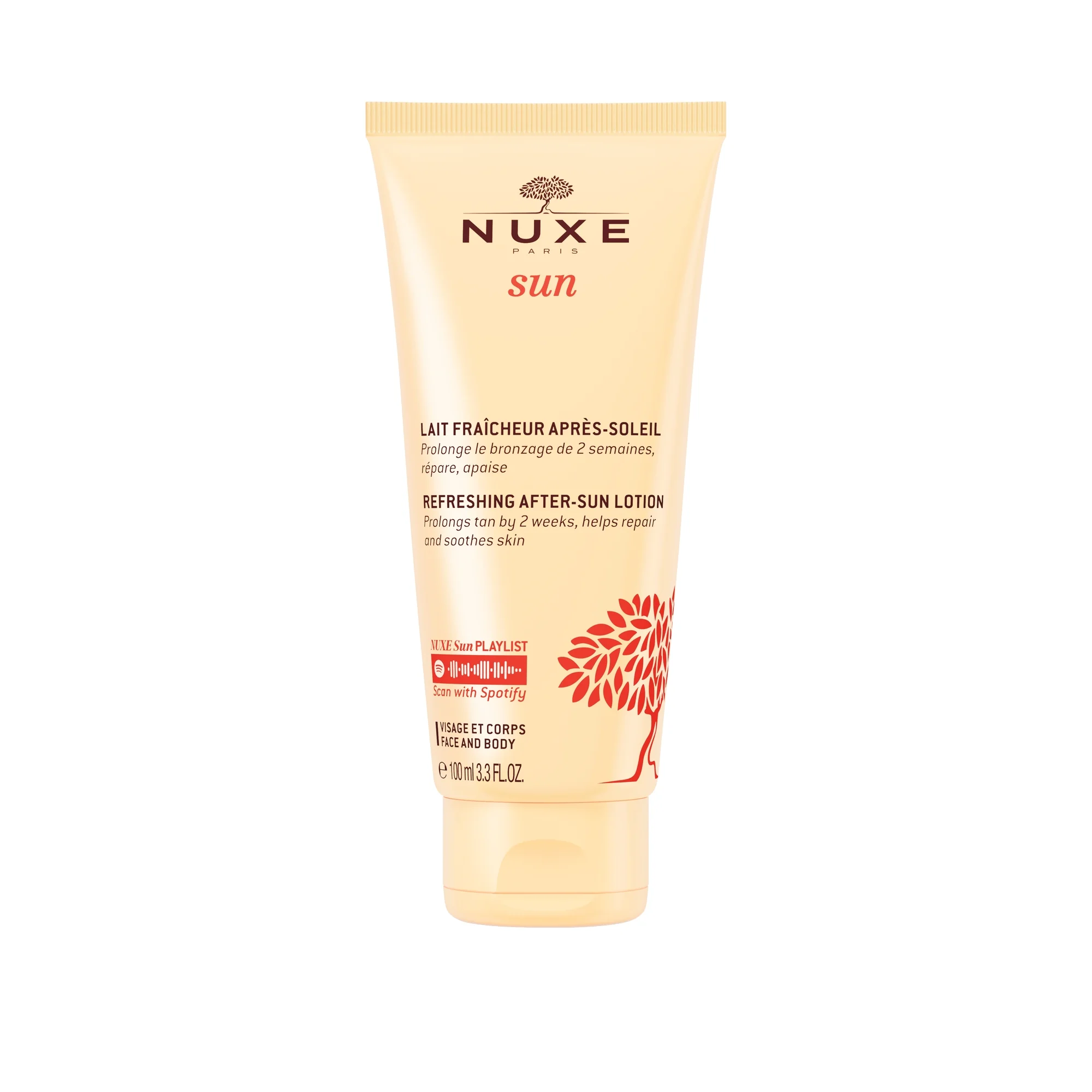 Nuxe Sun zestaw olejek do opalania twarzy i ciała SPF 30, 150 ml + balsam po opalaniu, 100 ml