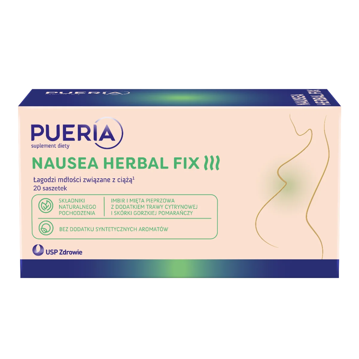 Pueria Nausea Herbal Fix, 20 saszetek