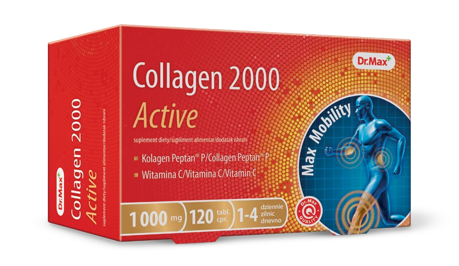 Collagen 2000 Active Dr. Max, suplement diety, 120 tabletek