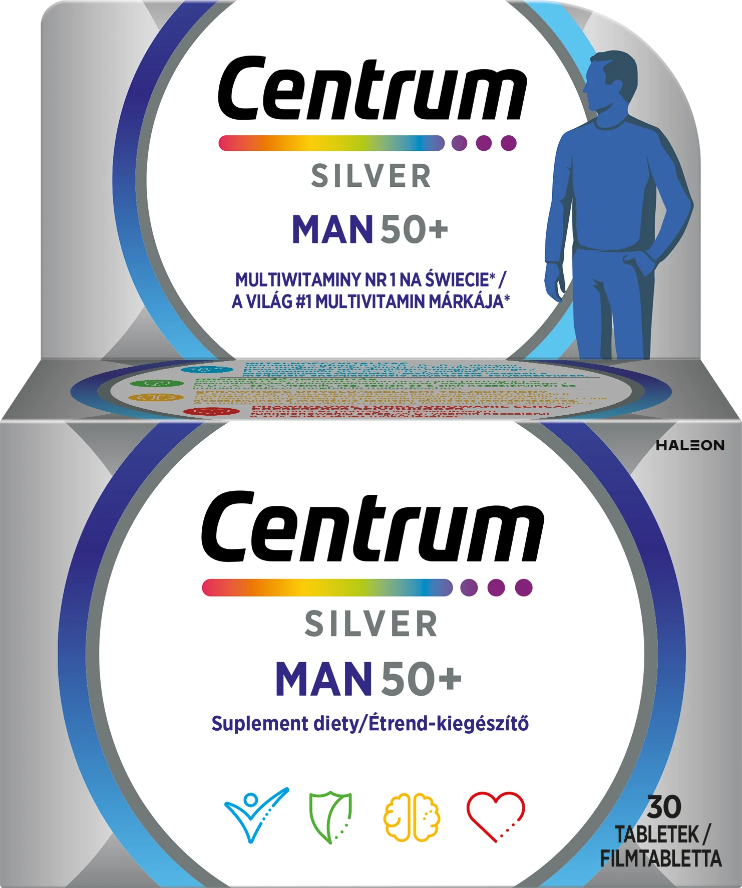 Centrum Silver Man 50+, 30 tabletek