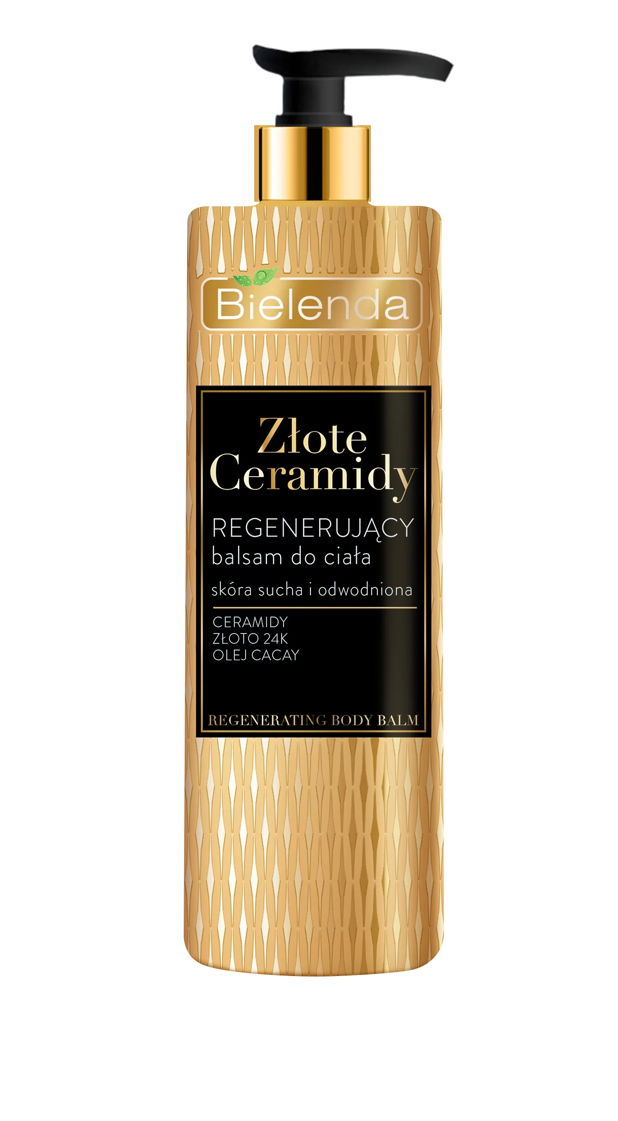 Bielenda Złote Ceramidy, balsam do ciała regenerujący, 400 ml