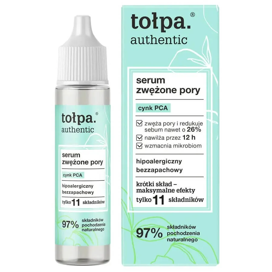 Tołpa Authentic, serum zwężone pory, 20 ml