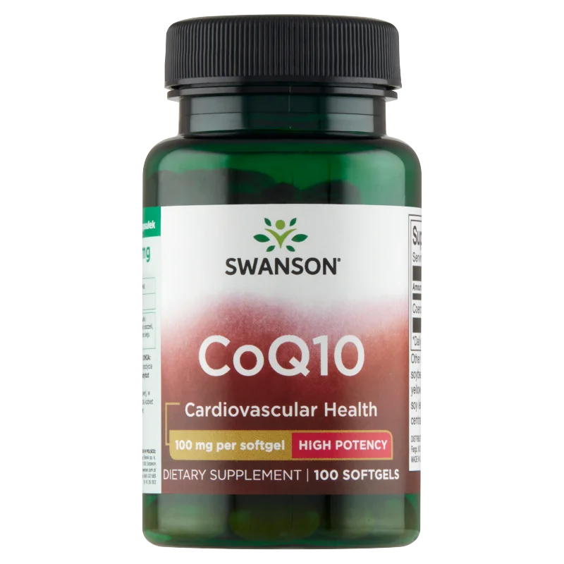 Swanson CoQ10, 100 mg, suplement diety, 100 kapsułek