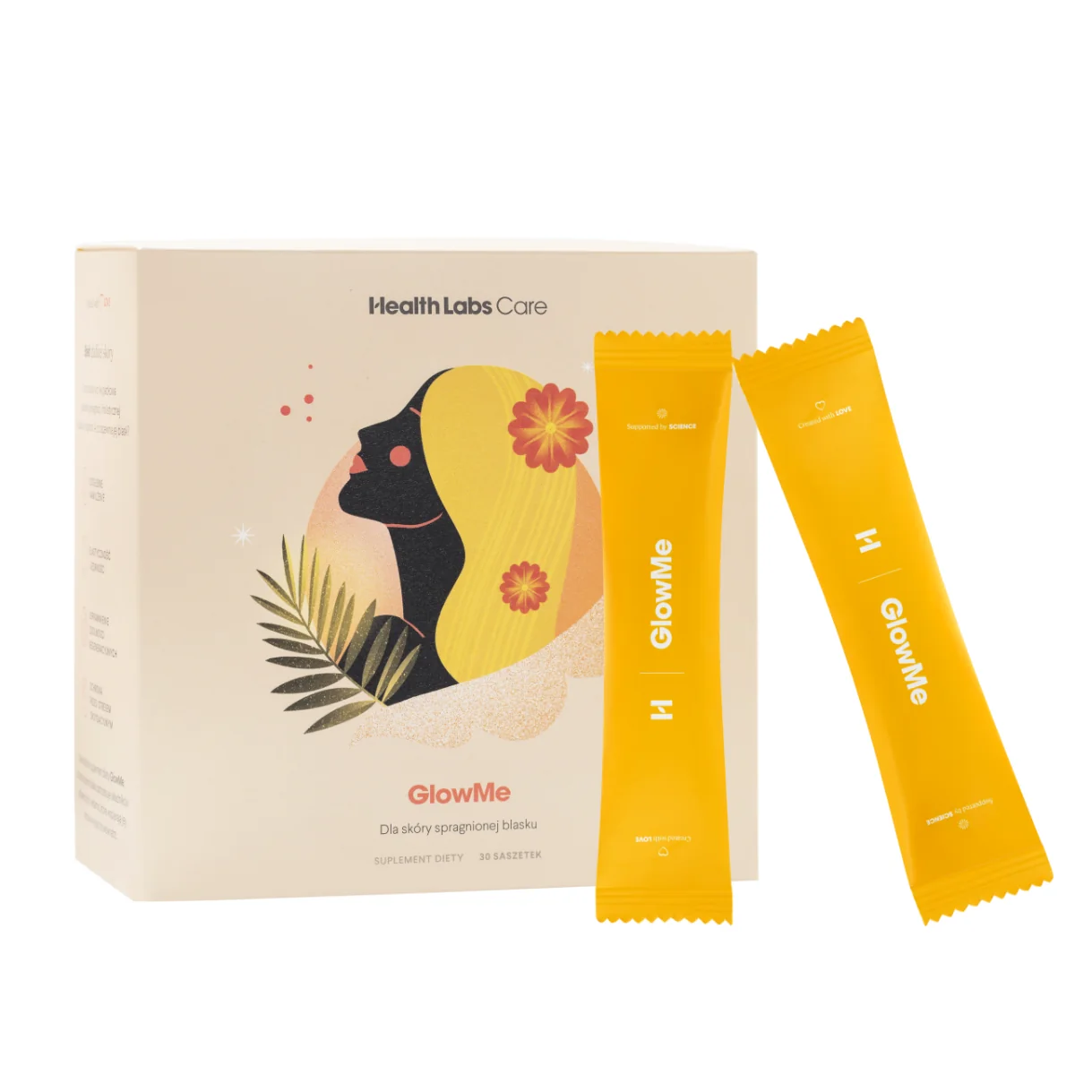 Health Labs Care GlowMe Ananas-Mango, 30 saszetek