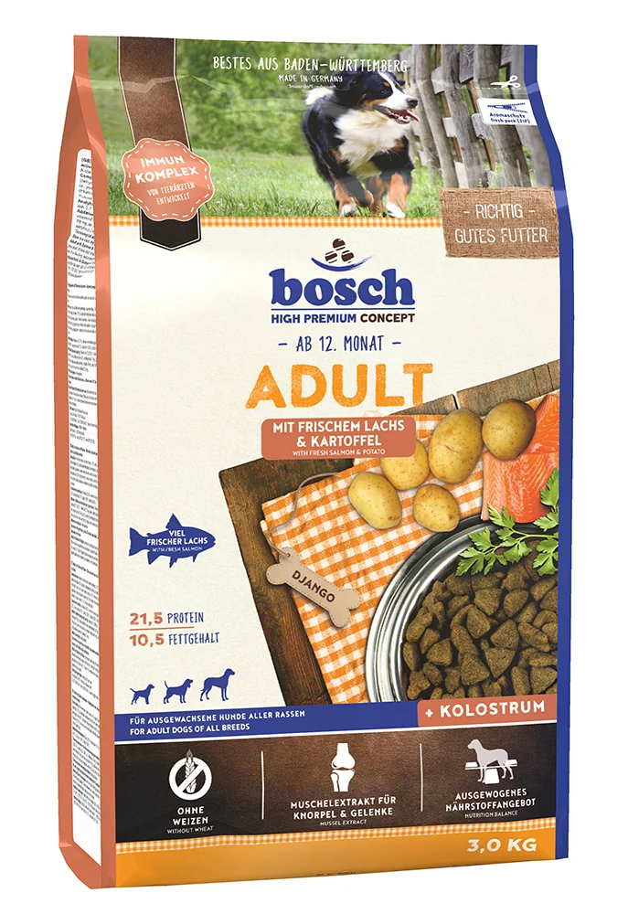 Bosch Lachs & Kartoffel karma dla psów, 3 kg