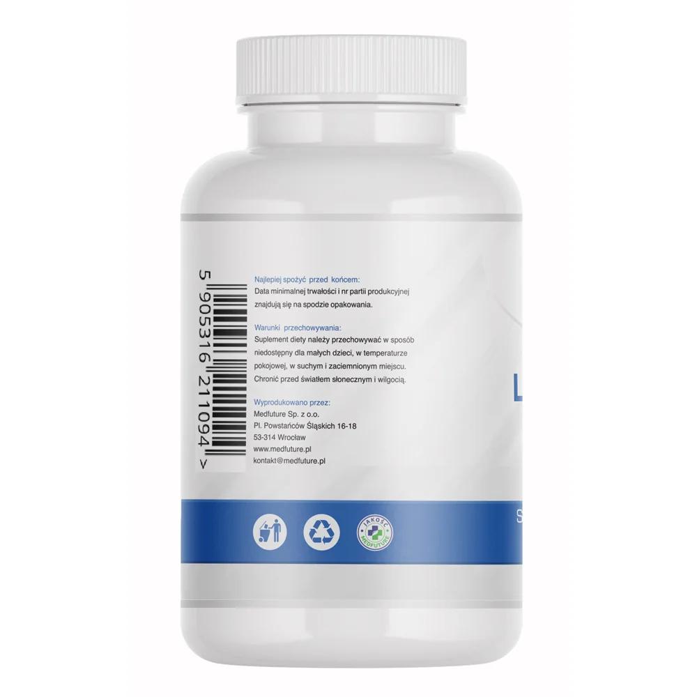 MedFuture L-Glutation zredukowany 500 mg 60 kapsułek 