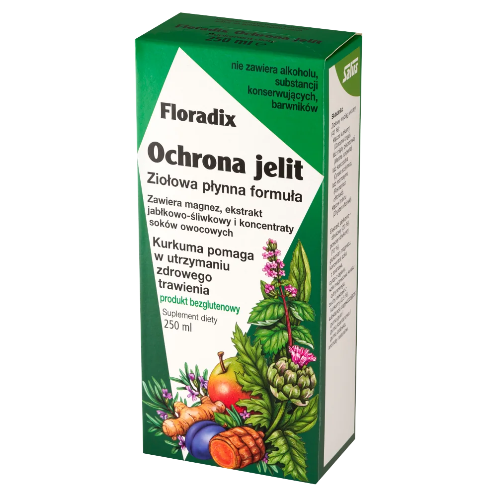 Floradix Ochrona Jelit suplement diety, 250 ml