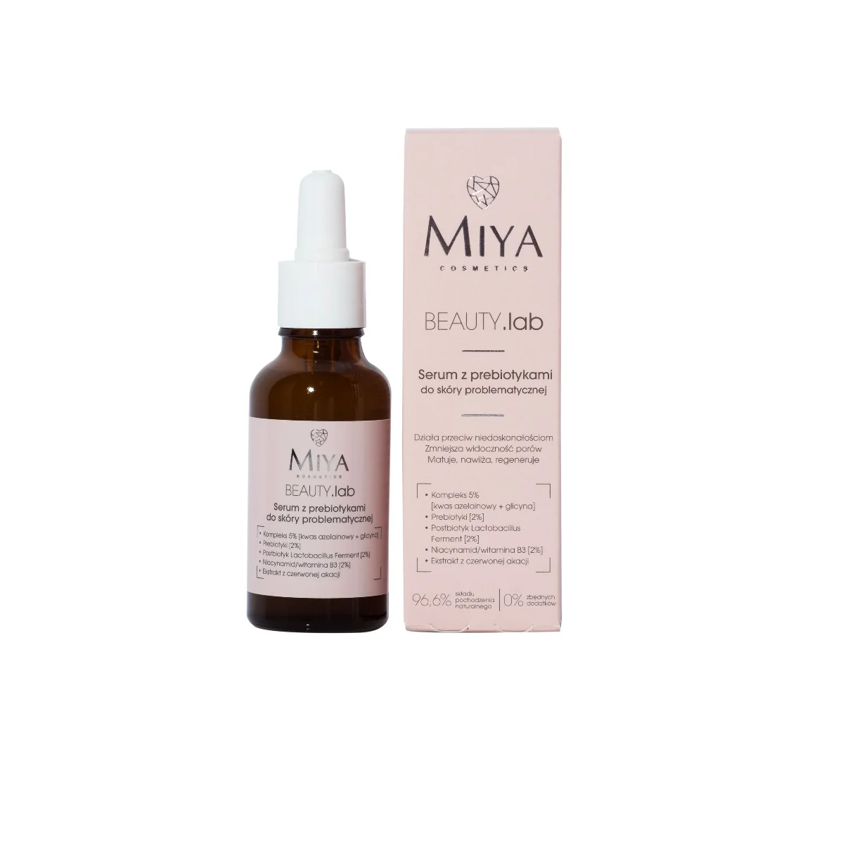 Miya Cosmetics BEAUTY.lab serum z prebiotykami do skóry problematycznej, 30 ml