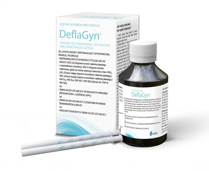 DeflaGyn, żel dopochwowy, 150 ml (+ 2 aplikatory)