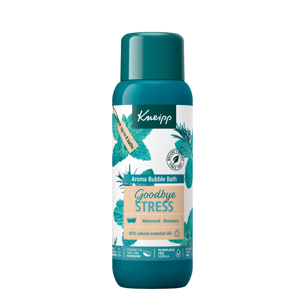 Kneipp Goodbye Stress aromatyczna piana do kąpieli rozmaryn i mięta, 400 ml