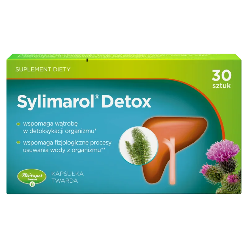 Sylimarol Detox, suplement diety, 30 kapsułek