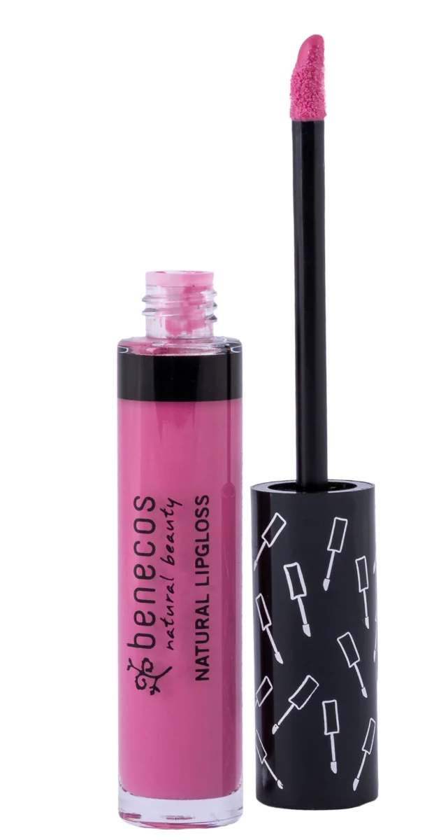 Benecos Natural naturalny błyszczyk do ust, świeży róż (Pink Blossom), 5 ml